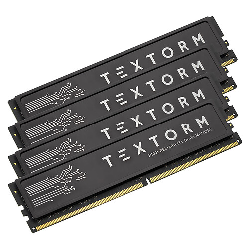 Textorm 64 Go (4x 16 Go) DDR4 2666 MHz CL19 – Image 2