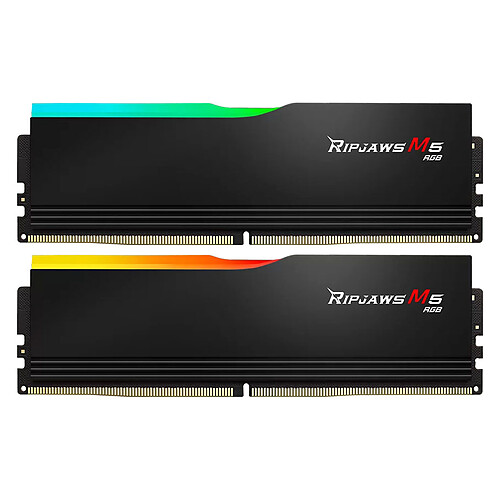 G.Skill Ripjaws M5 RGB 64 Go (2 x 32 Go) DDR5 6000 MHz CL32 - Noir – Image 2