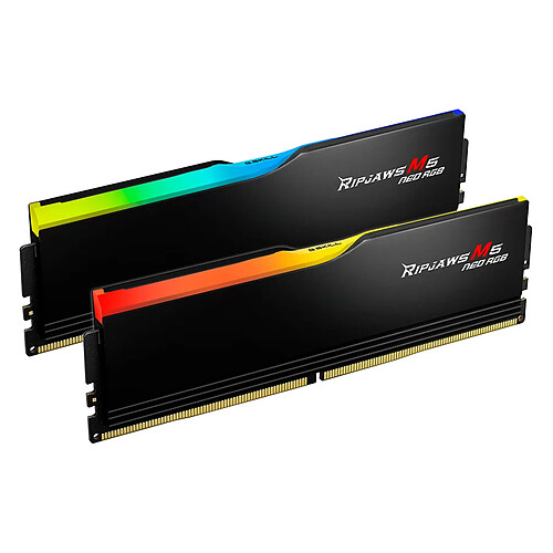 G.Skill Ripjaws M5 Neo RGB 64 Go (2 x 32 Go) DDR5 6000 MHz CL32 - Noir