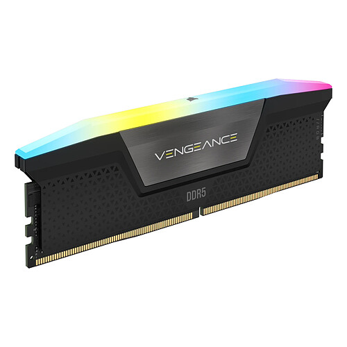 Corsair Vengeance RGB DDR5 8 Go (1 x 8 Go) 5200 MHz CL40 - Noir – Image 2