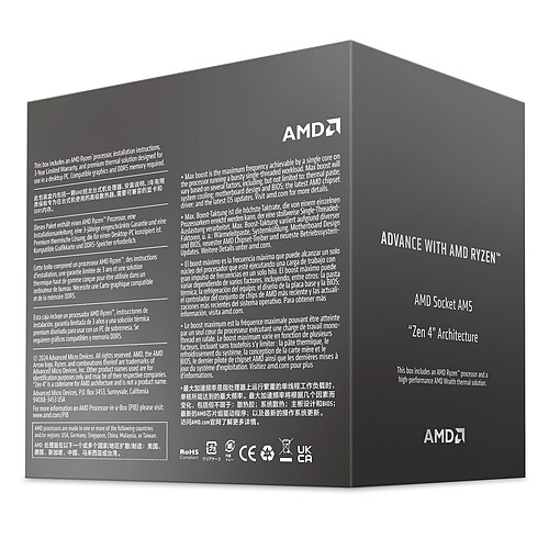 AMD Ryzen 7 8700F Wraith Stealth (4.1 GHz / 5.0 GHz) – Image 4